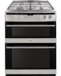 Amica AFG6450SS 60cm Freestanding Gas Double Oven with Gas Hob