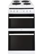 Amica AFS5500WH 50cm Freestanding Electric Double Oven with Electric Hob