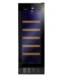 Amica AWC301BL Freestanding Undercounter Slimline Wine Cooler