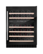 CDA CFWC604BL 60cm Freestanding/Undercounter Dual Zone Wine Cooler