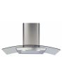 CDA ECP82SS 80cm Curved Glass Extractor
