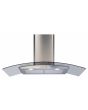 CDA ECP92SS 90cm Curved Glass Extractor