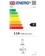 CDA FW224 60cm Integrated Larger Fridge