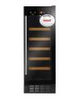 CDA FWC304BL 30cm Freestanding Undercounter Slimline Wine Cooler