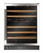 CDA FWC604SS 60cm Freestanding Undercounter Dual Zone Wine Cooler
