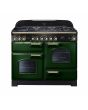 Rangemaster CDL110DFFRG/B 112900 Classic Dl 110 Df Green Brass