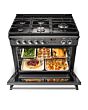 Rangemaster CLAS90FXDFFSL/B 90cm Dual Fuel Range Cooker