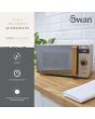 Swan SM22036LOAT 20L Nordic Digital Microwave