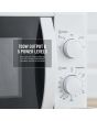 Swan SM4420WHT 20L 700W Manual Microwave - White