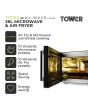 Tower T17133 Vortx 26L Microwave Air Fryer - Black