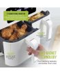 Tower T17137WHT Vortx 8.5L Dual Basket Air Fryer Digital - White