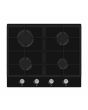 Lifestyle LSGOG60BK 60cm Gas on Glass Hob