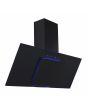 Lifestyle LSHDANBL90B 90cm Angled Chimney Hood