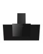Lifestyle LSHDANDA90B 90cm Angled Chimney Hood - A rated