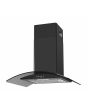 Lifestyle LSHDGC60B 60cm Curved Glass Chimney Hood