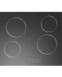 Cata UBTCC60LC.1 60Cm Ceramic Hob, Touch Front Control , 4 Cooking Zones , 9 Power Levels , Residual