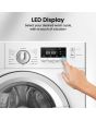 Hisense WF3M841BWI Integrated Washing Machine, 8Kg, 1300 Spin, White, A Rated