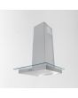 Luxair LA-60-ST-GL 60Cm Flat Glass Hood - Stainless Steel