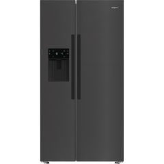 Hotpoint HPG2 6574W XBR5UK Dual No Frost American Fridge Freezer with FreshShield - Inox