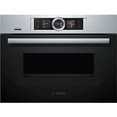 Bosch CMG676BS6B, Built-in compact oven with microwave function