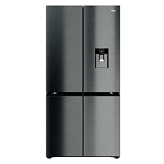 Haier HCW79F19EHSB 90cm Cube Series 7 American Style Fridge Freezer - Iconic Black