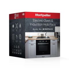 Montpellier MINDPACK Single Fan Oven & Induction Hob Pack