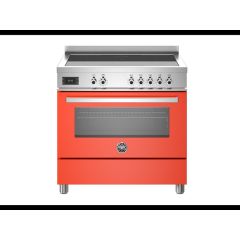 Bertazzoni PRO95I1EART Professional 90cm Range Cooker Single Oven Induction Gloss Orange