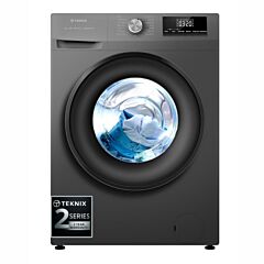 Teknix 8kg 1400spin Freestanding Washer  Titanium