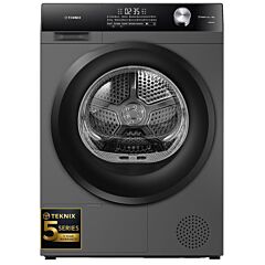 Teknix TK5HP9HS 5 Series 9kg Heat Pump Tumble Dryer - Titanium