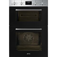 Smeg DOSF400B Built-In Double Oven - Black
