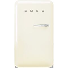 Smeg FAB10LCR6 Retro Mini Fridge Left Hand Hinge - Cream
