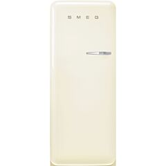Smeg FAB28LCR6UK Retro Fridge Freezer Left Hand Hinge - Cream