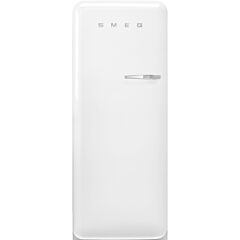Smeg FAB28LWH6UK Retro Fridge with Icebox Left Hand Hinge - White