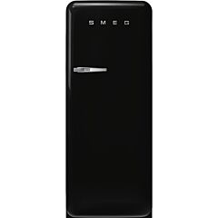 Smeg FAB28RBL6UK Retro Fridge with Icebox Right Hand Hinge - Black