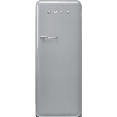 Smeg FAB28RSV6 Retro Fridge with Icebox Right Hand Hinge - Silver