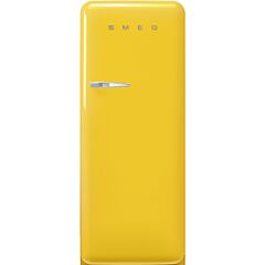 Smeg FAB28RYW6 Retro Fridge with Icebox Right Hand Hinge - Yellow