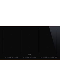 Smeg SIM6964R 90cm Dolce Stil Novo Induction Hob with Copper Trim