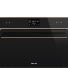 Smeg SO4602M1NR 45cm Dolce Stil Novo Combi Microwave, Copper Trim