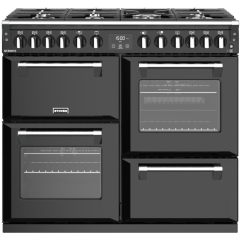 Stoves Richmond ST RICH S1000DF MK22 BK 100cm Dual Fuel Range Cooker