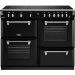Stoves Richmond Deluxe ST DX RICH D1100Ei RTY BK 110cm Electric Induction (Rotary Control) Range Cooker
