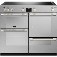 Stoves Sterling Deluxe ST DX STER D1000Ei TCH SS 100cm Electric Induction (Touch Control) Range Cooker