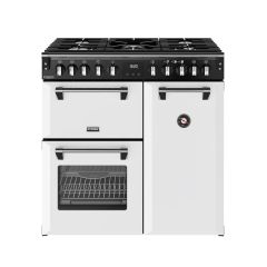 Stoves DX RCA RICH 90DF 90cm Richmond DX Dual Fuel Range Cooker - Ice White