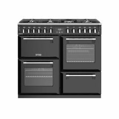 Stoves ST RICH S1000DF BK 100cm Dual Fuel Range Cooker
