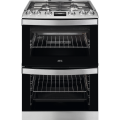 AEG CGB6131ACM Gas Cooker with Double Oven