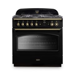 Rangemaster CLAS90FXDFFBL/B 90cm Dual Fuel Range Cooker