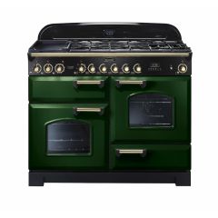 Rangemaster CDL110DFFRG/B 112900 Classic Dl 110 Df Green Brass
