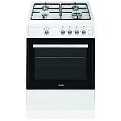 Simfer SIM51GW 50cm single cavity gas cooker white