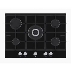 Lifestyle LSGOG70BK 70cm Gas on Glass Hob