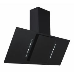 Lifestyle LSHDANWH90B 90cm Angled Chimney Hood