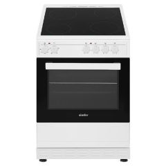 Simfer SIM61CW 60Cm Electric Single Cavity Ceramic Cooker White